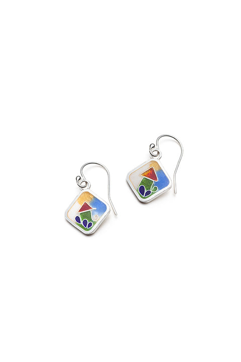 Little house earrings